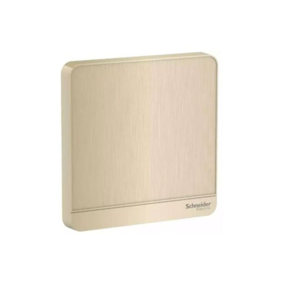 Schneider Electric AvatarOn Blank Plate 1 Gang E8330X_GH - Metal Gold Hairline