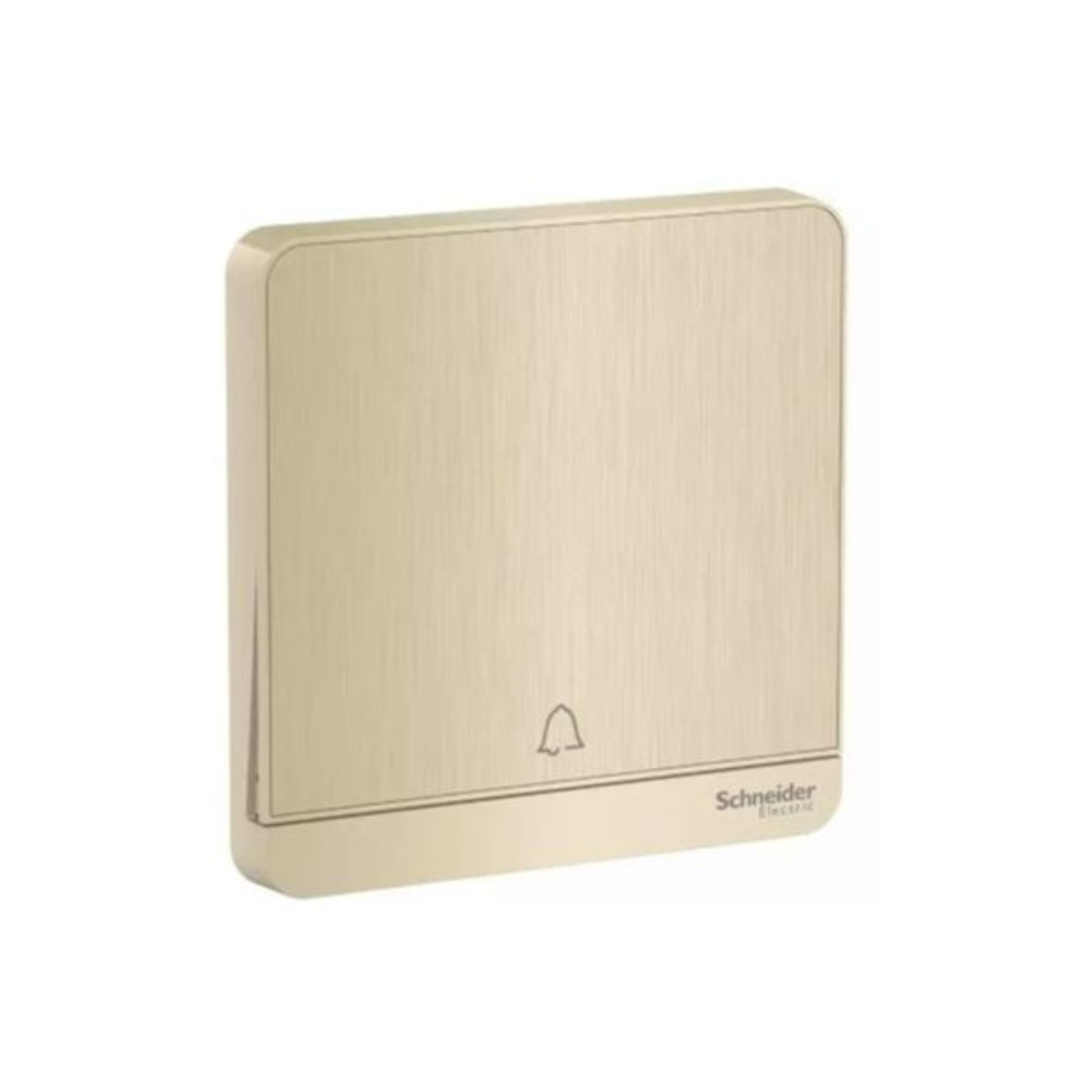 Schneider Electric AvatarOn Push Button for Doorbell 10A 250V E8331BPL1_GH - Metal Gold Hairline