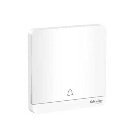 Schneider Electric AvatarOn Push Button for Doorbell 10A 250V E8331BPL1_WE - White