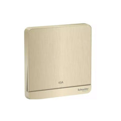 Schneider Electric AvatarOn Switch 45A 250V 2P LED E8331D45N_GH - Metal Gold Hairline - Slide 1