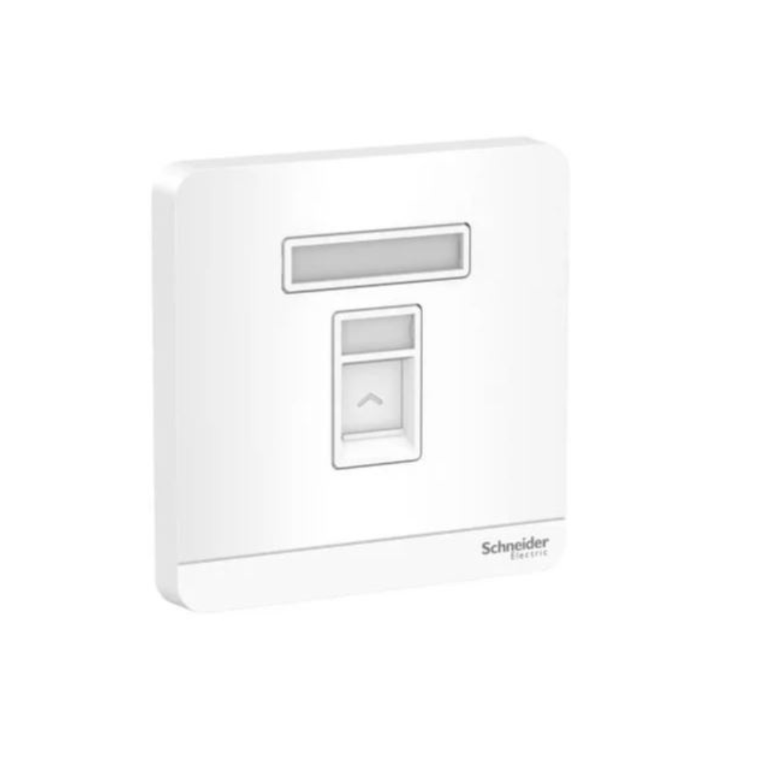 Schneider Electric AvatarOn Wallplate for Keystone RJ45 E8331RJS_WE - White