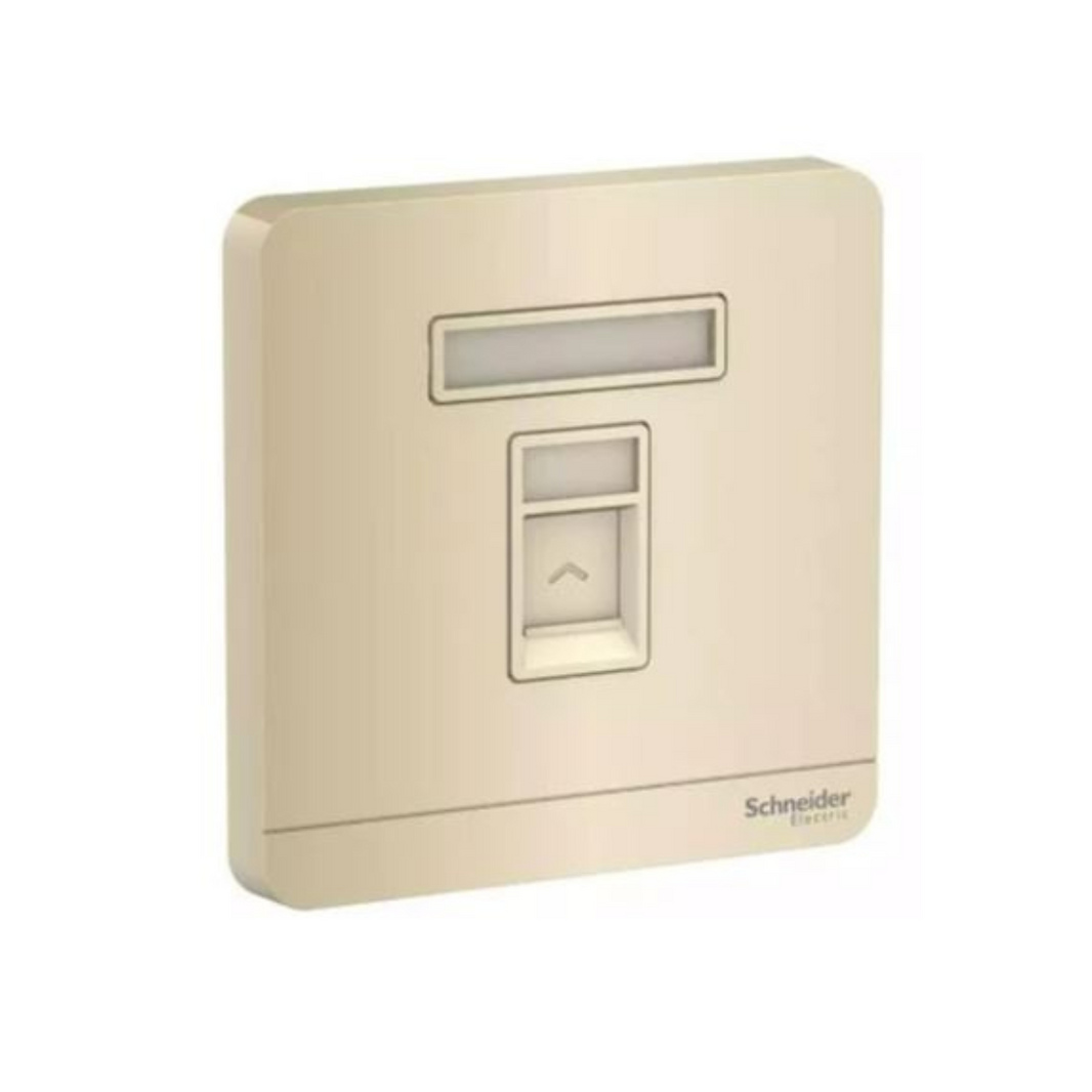 Schneider Electric AvatarOn Wallplate for Keystone RJ45 E8331RJS_WG Wine Gold in Dubai, UAE