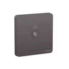 Schneider Electric AvatarOn TV Socket 75Ohm E8331TV_DG - Dark Grey - Slide 1