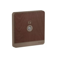 Schneider Electric AvatarOn Socket TV 75Ohm E8331TV_WD - Wood - Slide 1