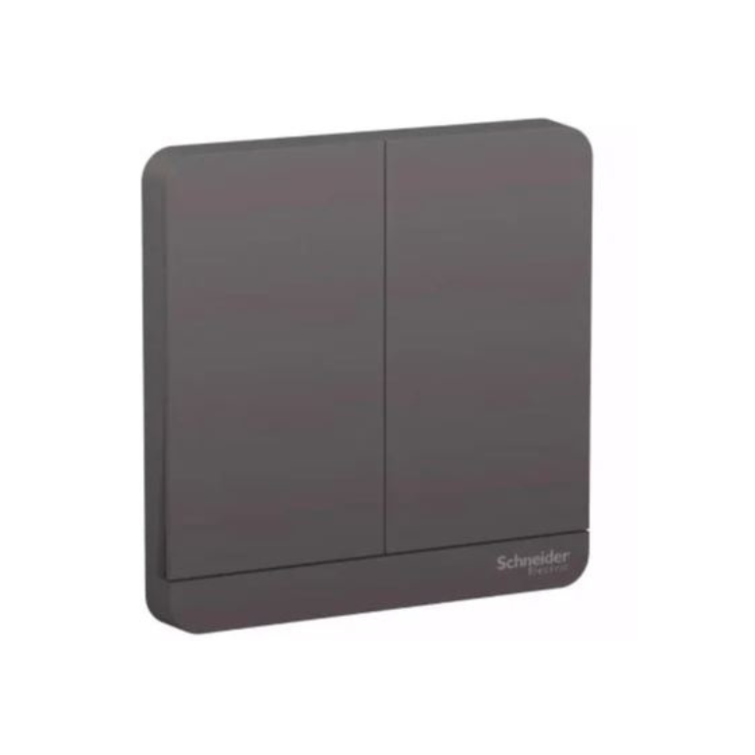 Schneider Electric AvatarOn 1 Way 2 Switches 16AX 250V E8332L1_DG - Dark Grey