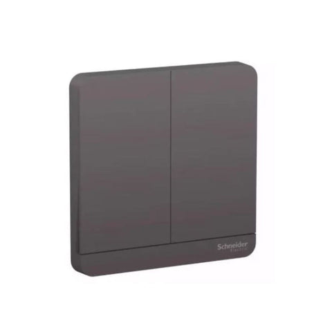 Schneider Electric AvatarOn 2 Way 2 Switches 16AX 250V E8332L2_DG - Dark Grey