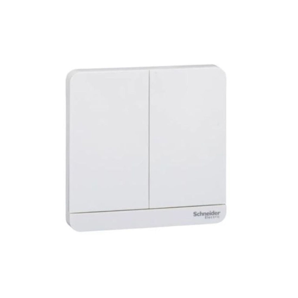 Schneider Electric AvatarOn Cover Plate for Switch 2 Rocker E8332_WE White in Dubai, UAE