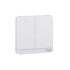 Schneider Electric AvatarOn Cover Plate for Switch 2 Rocker E8332_WE - White - Slide 1