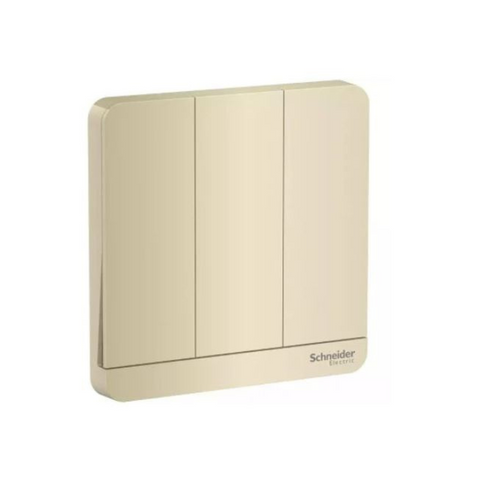 Schneider Electric AvatarOn 1 Way 3 Switches 16AX 250V E8333L1_WG - Wine Gold