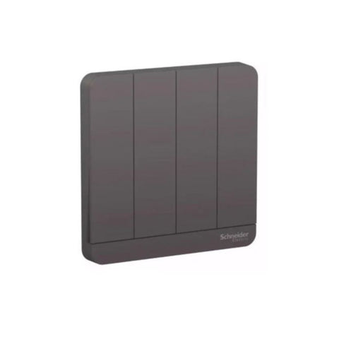 Schneider Electric AvatarOn 2 Way 4 Switches 16AX 250V E8334L2_DG - Dark Grey