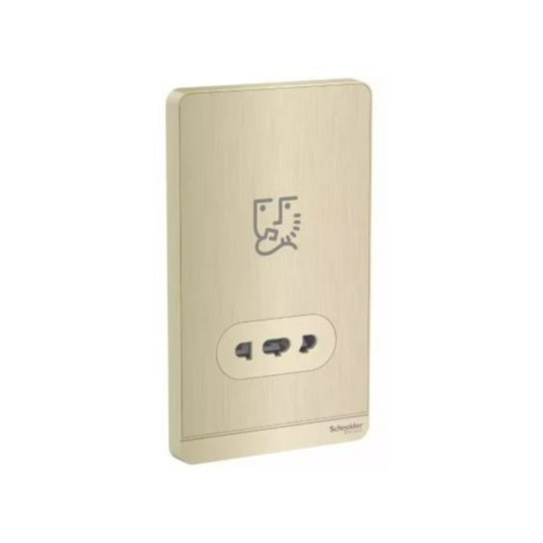 Schneider Electric AvatarOn Shaver Socket 115/240V 20VA E83T727V_GH Metal Gold Hairline in Dubai, UAE