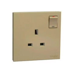 Schneider Electric AvatarOn C Switched Socket 13A 250V 1 Gang E8715_WG - Wine Gold - Slide 1