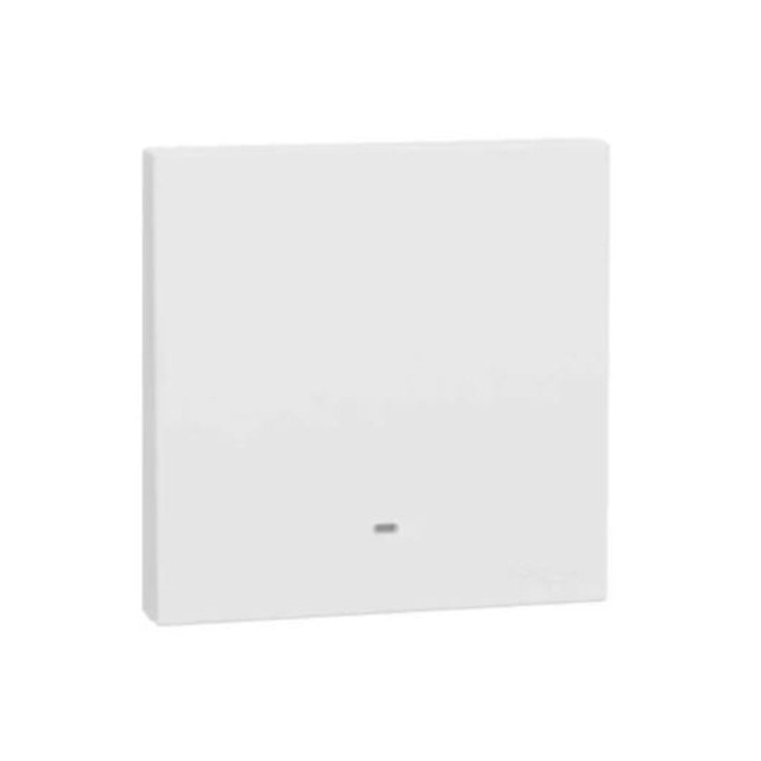 Schneider Electric AvatarOn C Switch with Fluorescent 16AX 250V 1 Gang 1 Way E8731L1F_WE - White