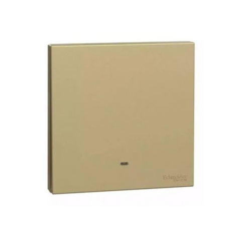 Schneider Electric AvatarOn C Switch with Fluorescent Locator 1 Way 1 Gang 16AX 250V E8731L1F_WG - Wine Gold