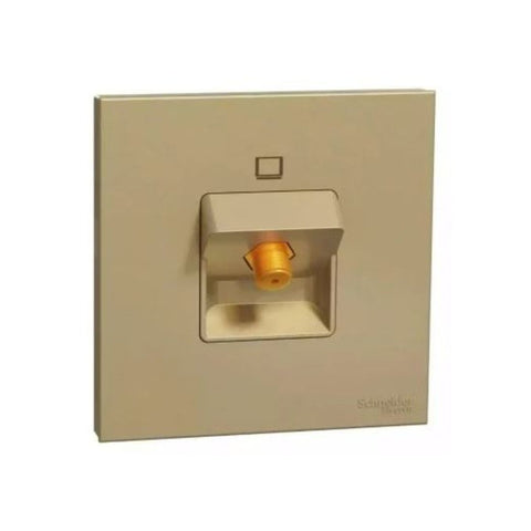 Schneider Electric CATV Socket With F Connectors 45 Degree 1G E8731TVF_WG - Wine Gold