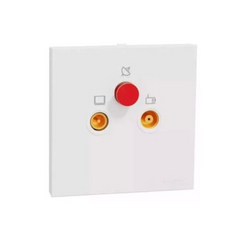 Schneider Electric E8733SMATV_WE TV, FM Socket - White - Slide 1