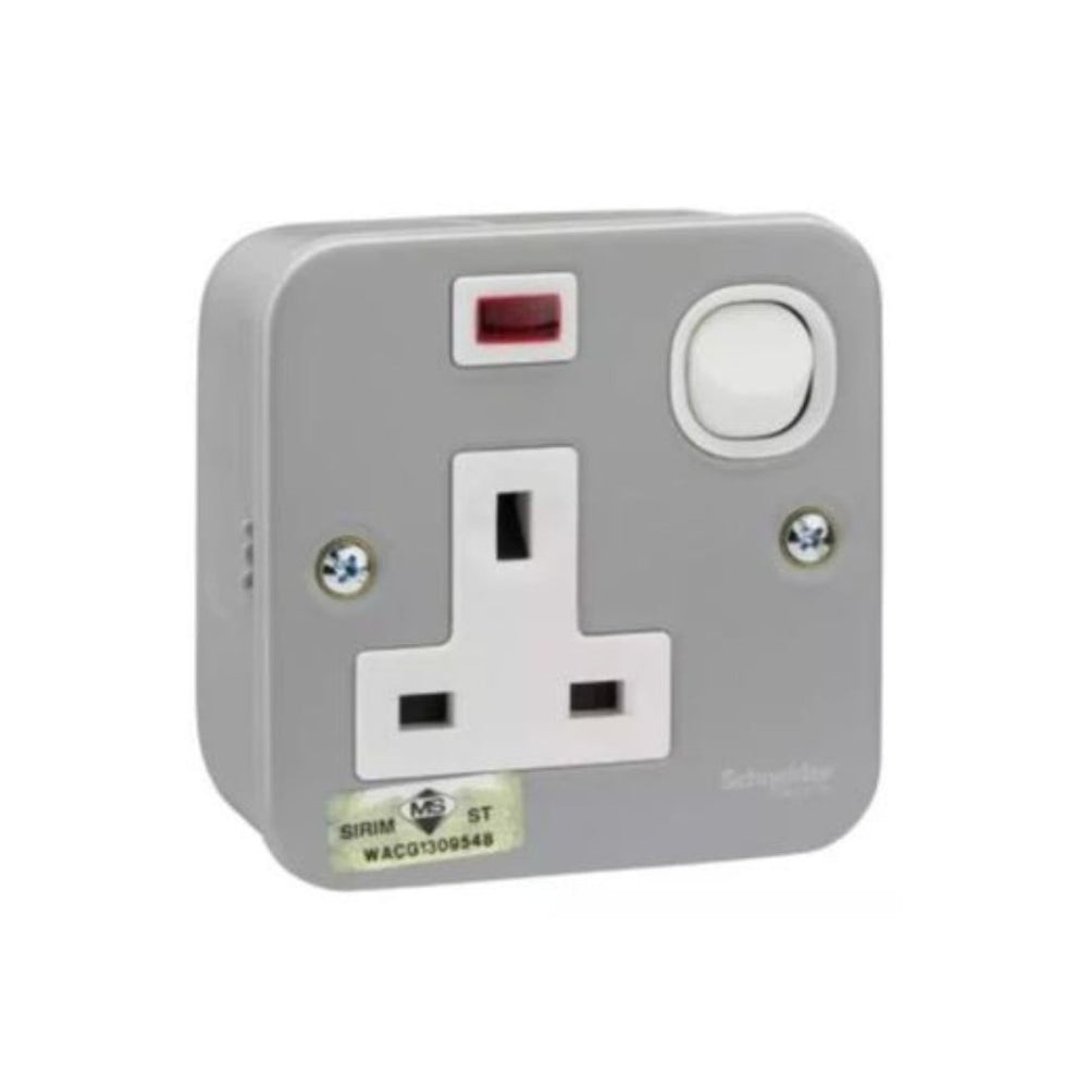 Schneider Electric S-Classic Switched Socket with Neon 13A 250V 1 Gang ESM15N in Dubai, UAE