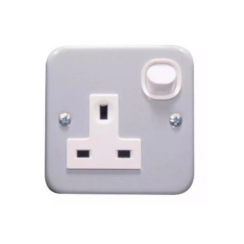 Schneider Electric S-Classic Switched Socket ESM Series 13A 250V 1 Gang ESM15