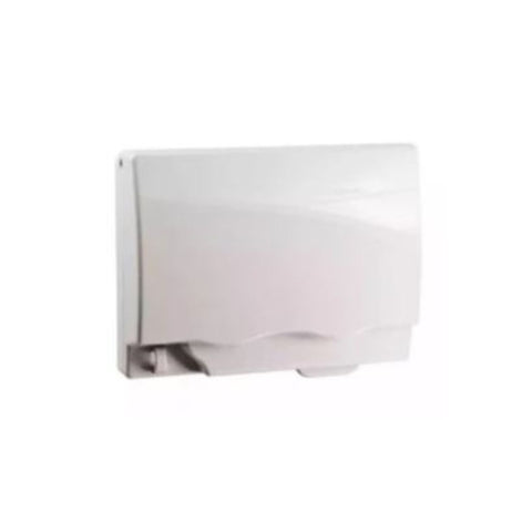 Schneider Electric Kavacha Full-Time Weatherproof Twin Gang Socket Cover IP55 ET223R_WE - White