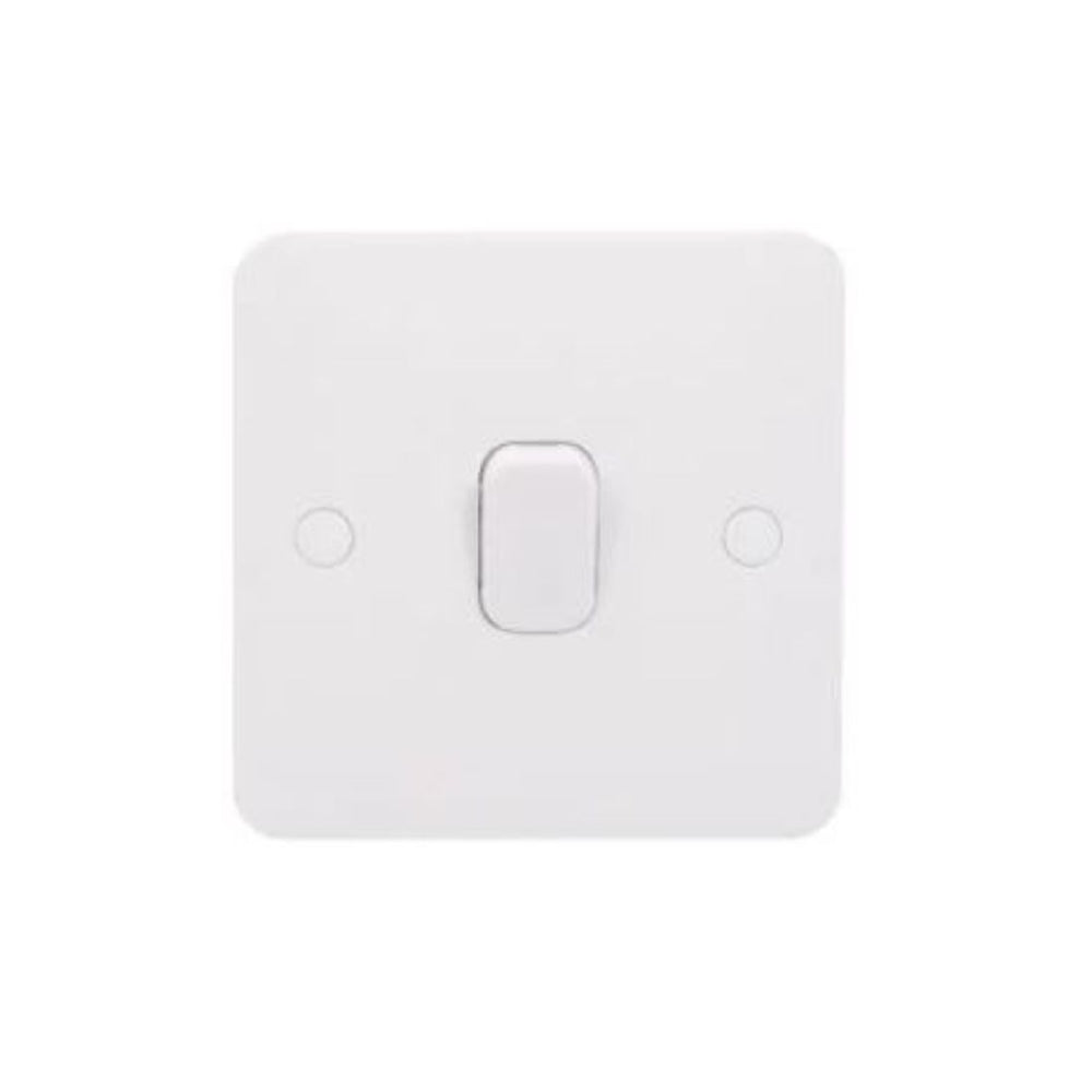 Schneider Electric 1 Way Plate Switch 10AX 1 Gang GGBL1011S White in Dubai, UAE