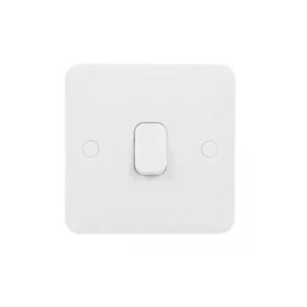 Schneider Electric Lisse Retractive Switch 2 Way 10A 1 Gang GGBL1012RS White in Dubai, UAE