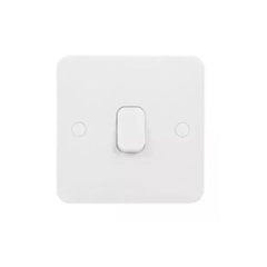 Schneider Electric Lisse Retractive Switch 2 Way 10A 1 Gang GGBL1012RS - White - Slide 1