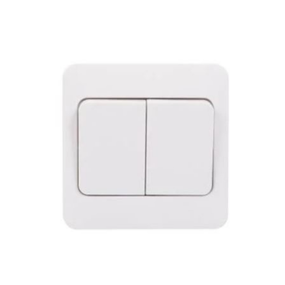 Schneider Electric Lisse 2 Way Wide Rocker Switch 2 Gangs 2 Way 10AX GGBL1022WS White in Dubai, UAE