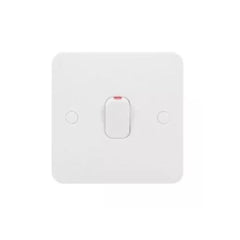 Schneider Electric Lisse 2 Pole Switch with Flex Outlet and Indicator Lamp 1 Gang 20AX GGBL2011S - White - Slide 1