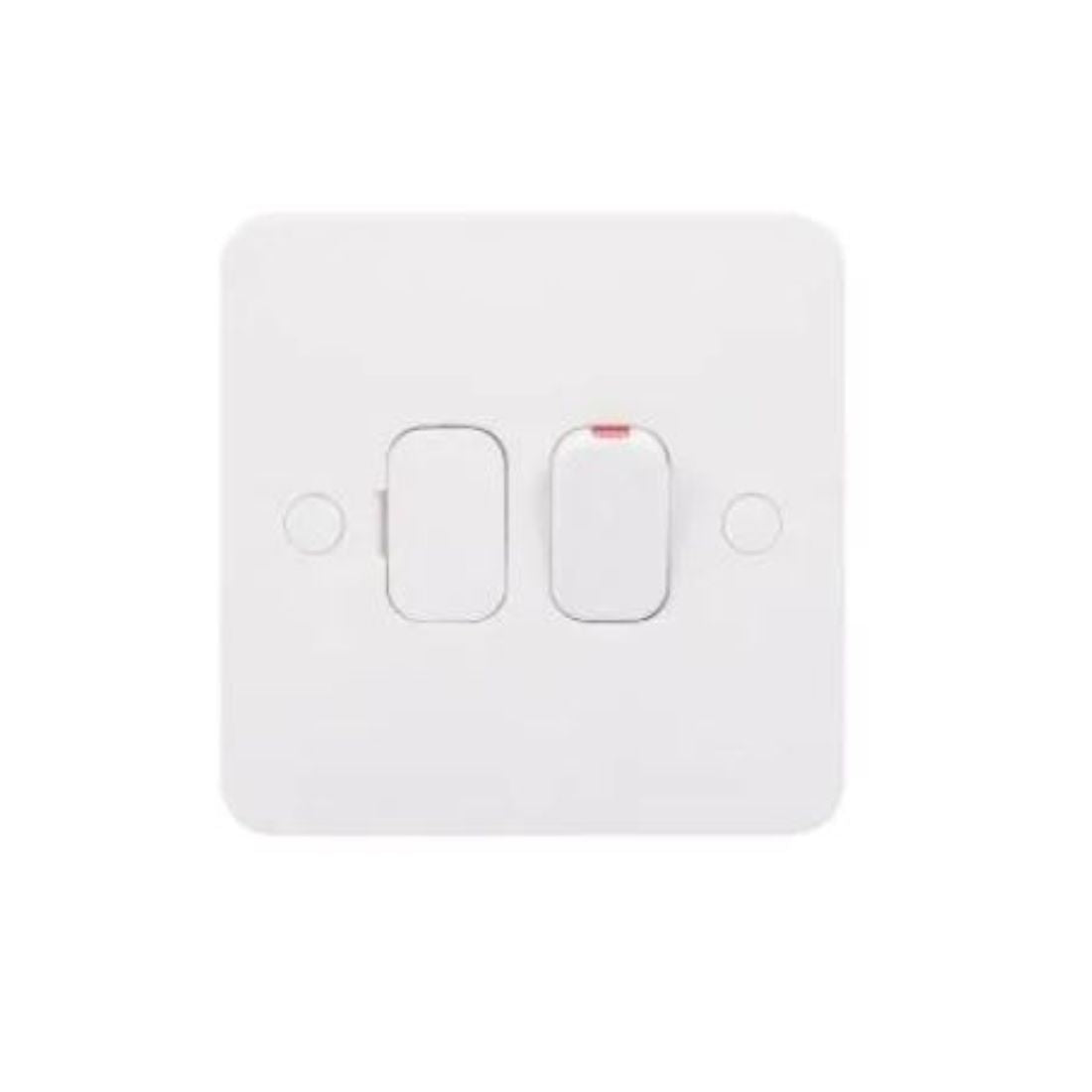 Schneider Electric Lisse Fuse Connection Unit with Flex Outlet Frame 1 Gang 13A GGBL5013S - White