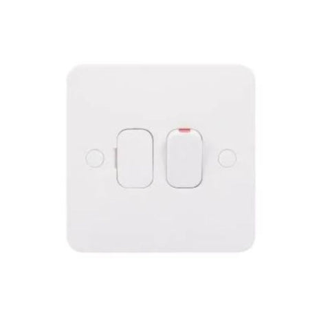 Schneider Electric Lisse Fuse Connection Unit with Flex Outlet Frame 1 Gang 13A GGBL5013S - White