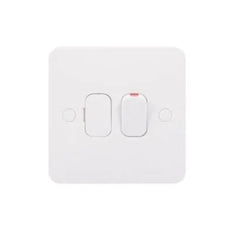 Schneider Electric Lisse Fuse Connection Unit with Flex Outlet Frame 1 Gang 13A GGBL5013S - White - Slide 1