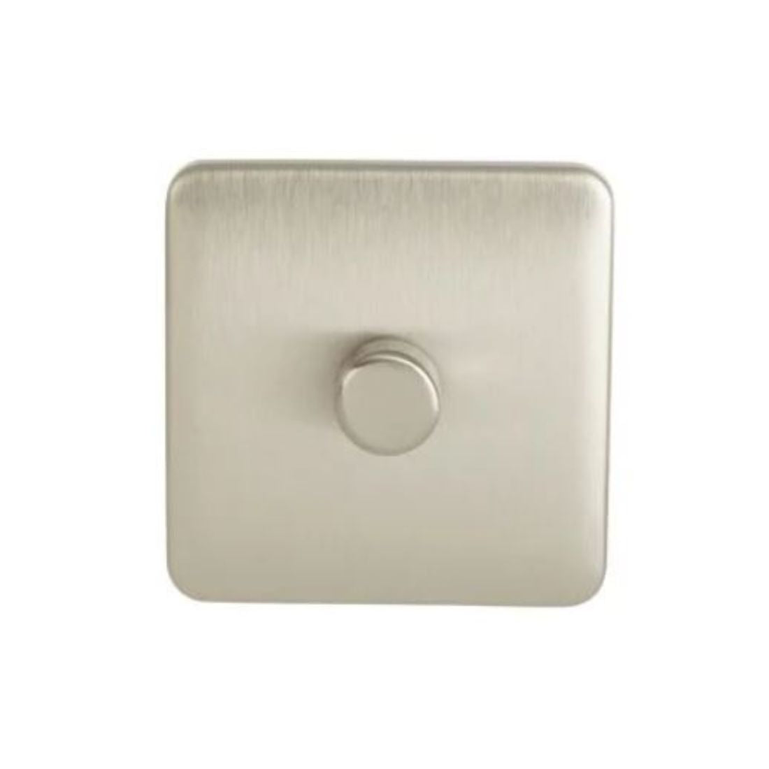Schneider Electric Lisse Universal Dimmer Switch LED 2 Way 1 Gang 100W GGBL6012LMSSS - Stainless Steel