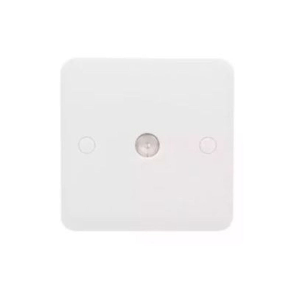 Schneider Electric Lisse Square Edge White Moulded TV FM Socket GGBL7010 in Dubai, UAE