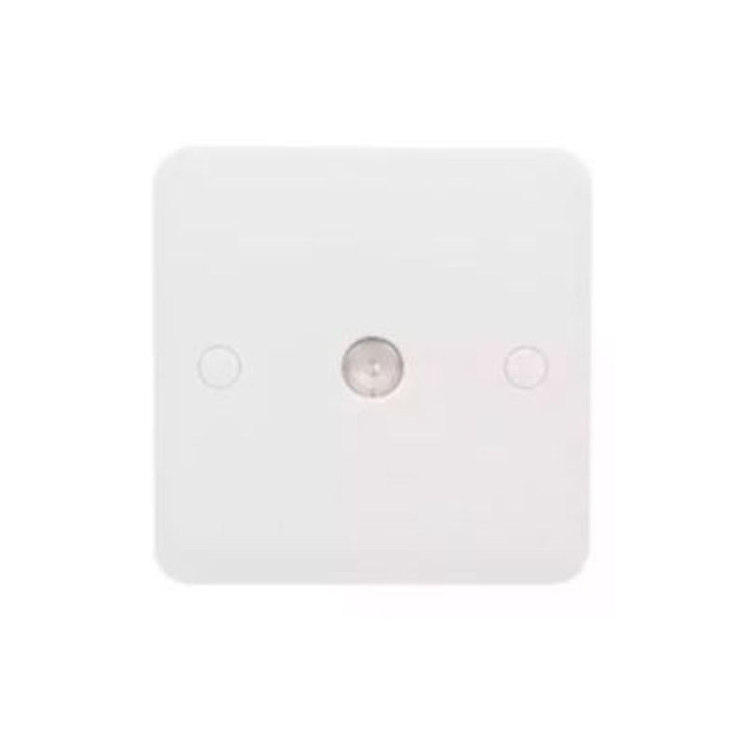 Schneider Electric Lisse Square Edge White Moulded TV FM Socket GGBL7010 in Dubai, UAE