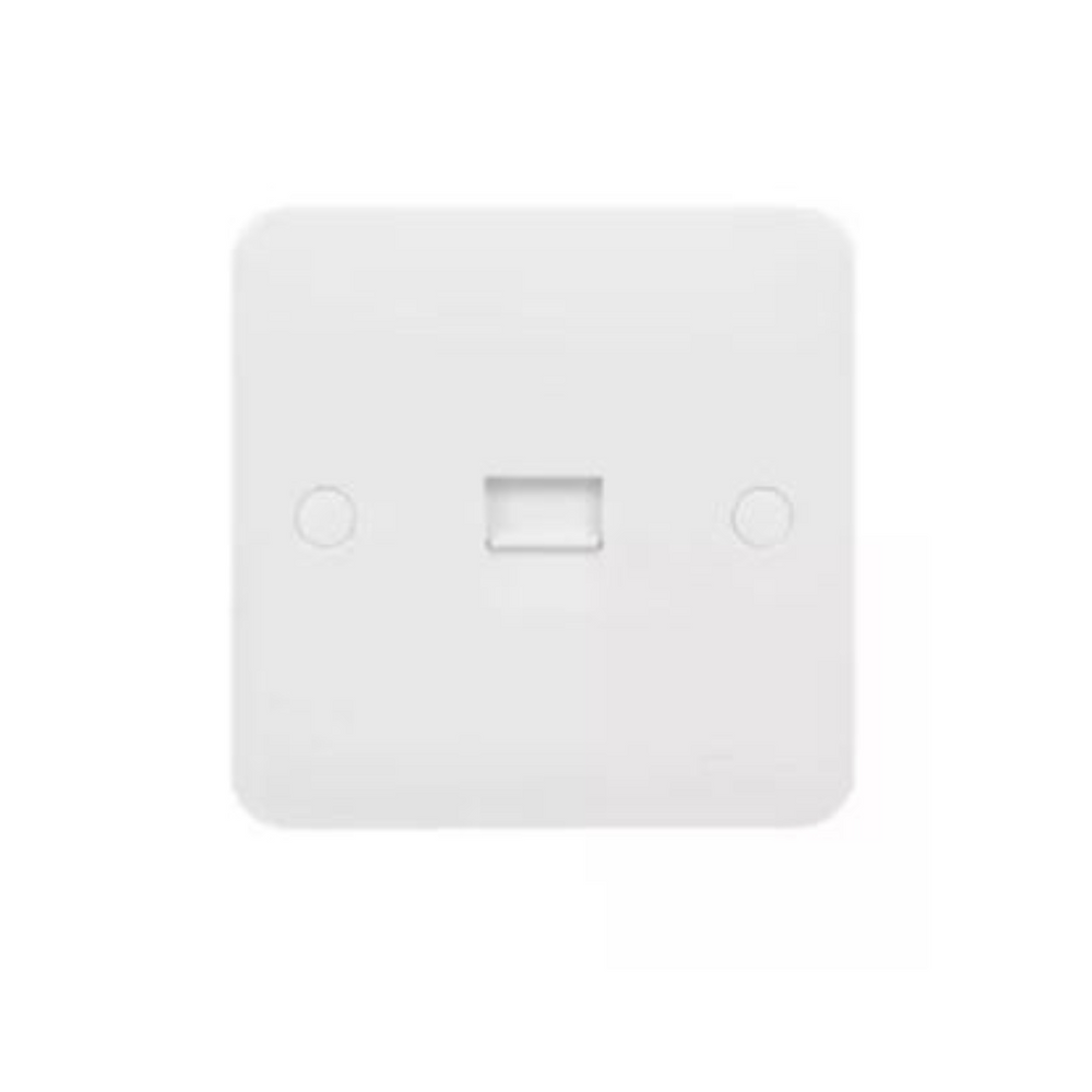 Schneider Electric Lisse Square Edge White moulded Telephone Socket Master GGBL7061S Matt White in Dubai, UAE