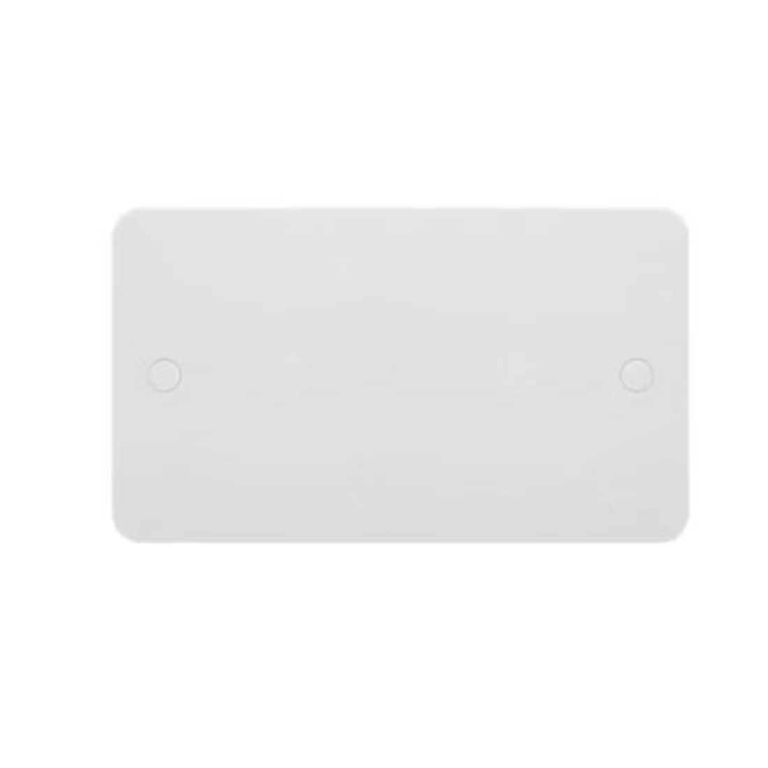 Schneider Electric Lisse White Moulded Blank Plate 2 Gangs GGBL8020S - Matt White