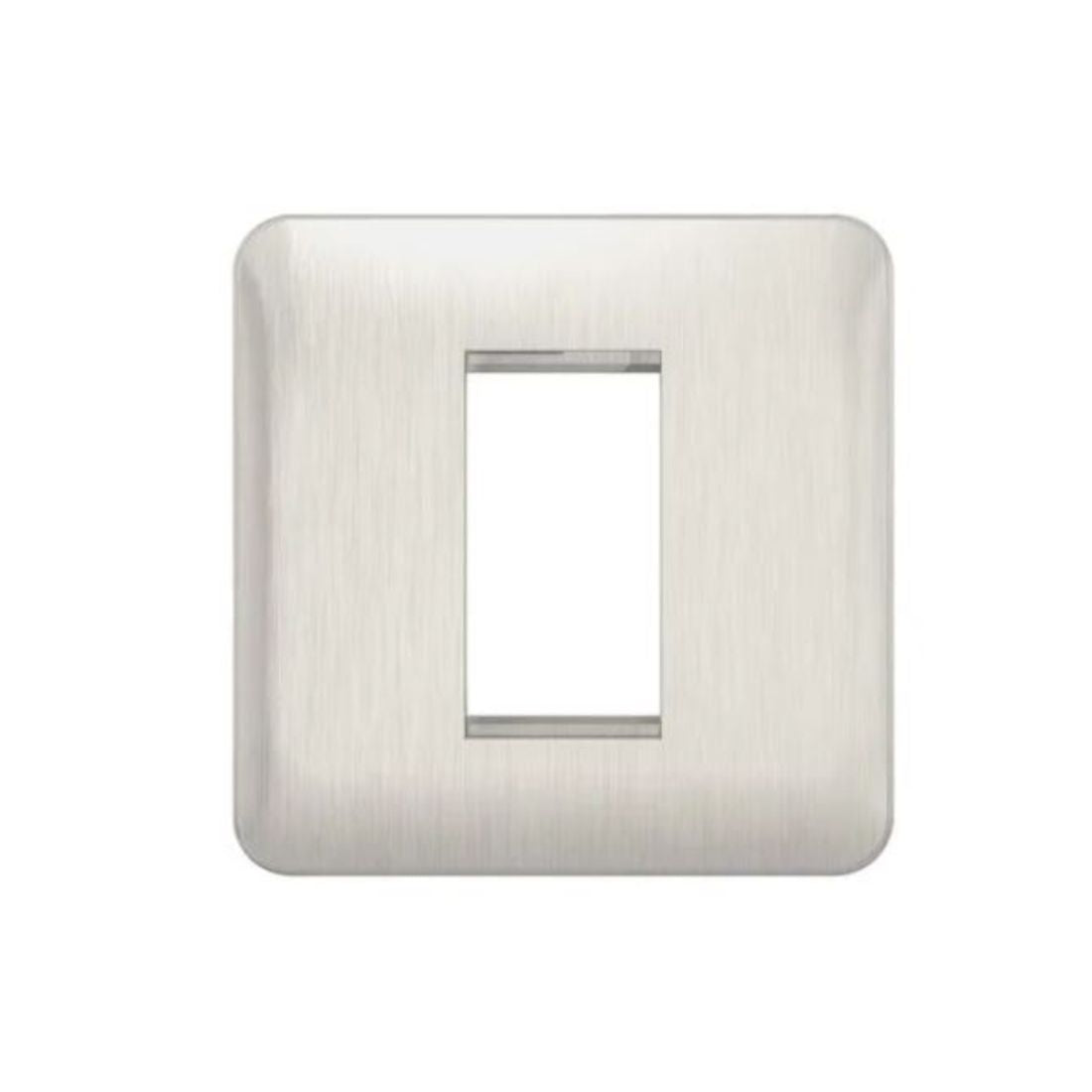 Schneider Electric Lisse Euro 1 Module Plate GGBL8050SS - Stainless Steel