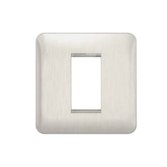 Schneider Electric Lisse Euro 1 Module Plate GGBL8050SS - Stainless Steel - Slide 1