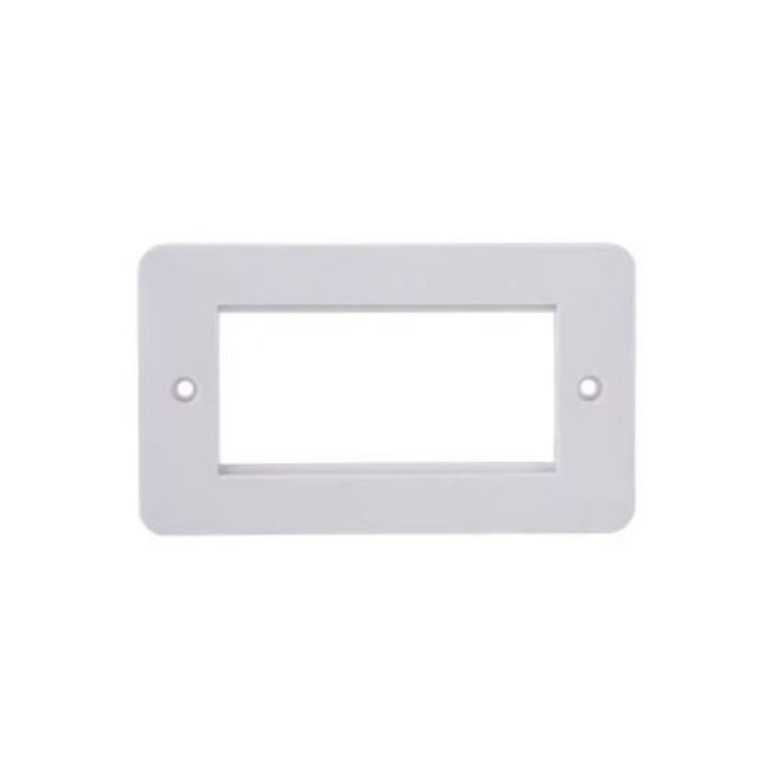 Schneider Electric Lisse 4 Modules Euro Plate 2 Gangs GGBL8080 - White