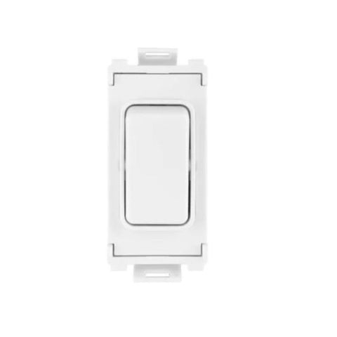 Schneider Electric Ultimate Grid System 1 Pole 1 Way Switch Module 1 Gang GUG101W - White
