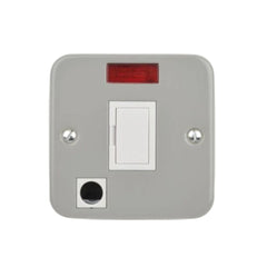 Schneider Electric Exclusive Fused Connection Unit with Neon Indicator 1 Gang GMC13SPNF - Grey - Slide 1
