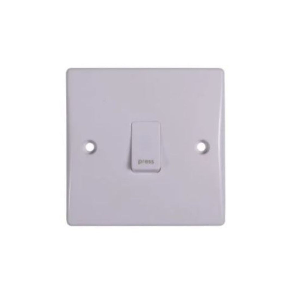 Schneider Electric Ultimate Slimline GU1012RP 2 Way Retractive Switch 1 Gang White in Dubai, UAE