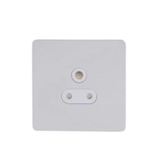 Schneider Electric Ultimate Screwless Flat Plate Unswitched Socket 1 Gang GU3480WPW - White Metal - Slide 1