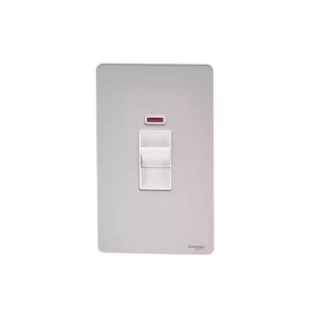 Schneider Electric Ultimate Screwless Flat Plate 2 Pole Switch 2 Gangs GU4421WPN - Pearl Nickel