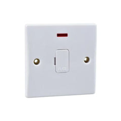 Schneider Electric Ultimate Slimline Unswitched Fused Connection Neon GU5001 - White - Slide 1