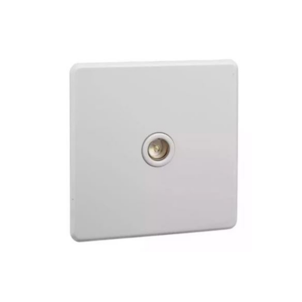 Schneider Electric Ultimate Screwless Flat Plate TV/FM Socket Coaxial 1 Gang GU7410BAB in Dubai, UAE