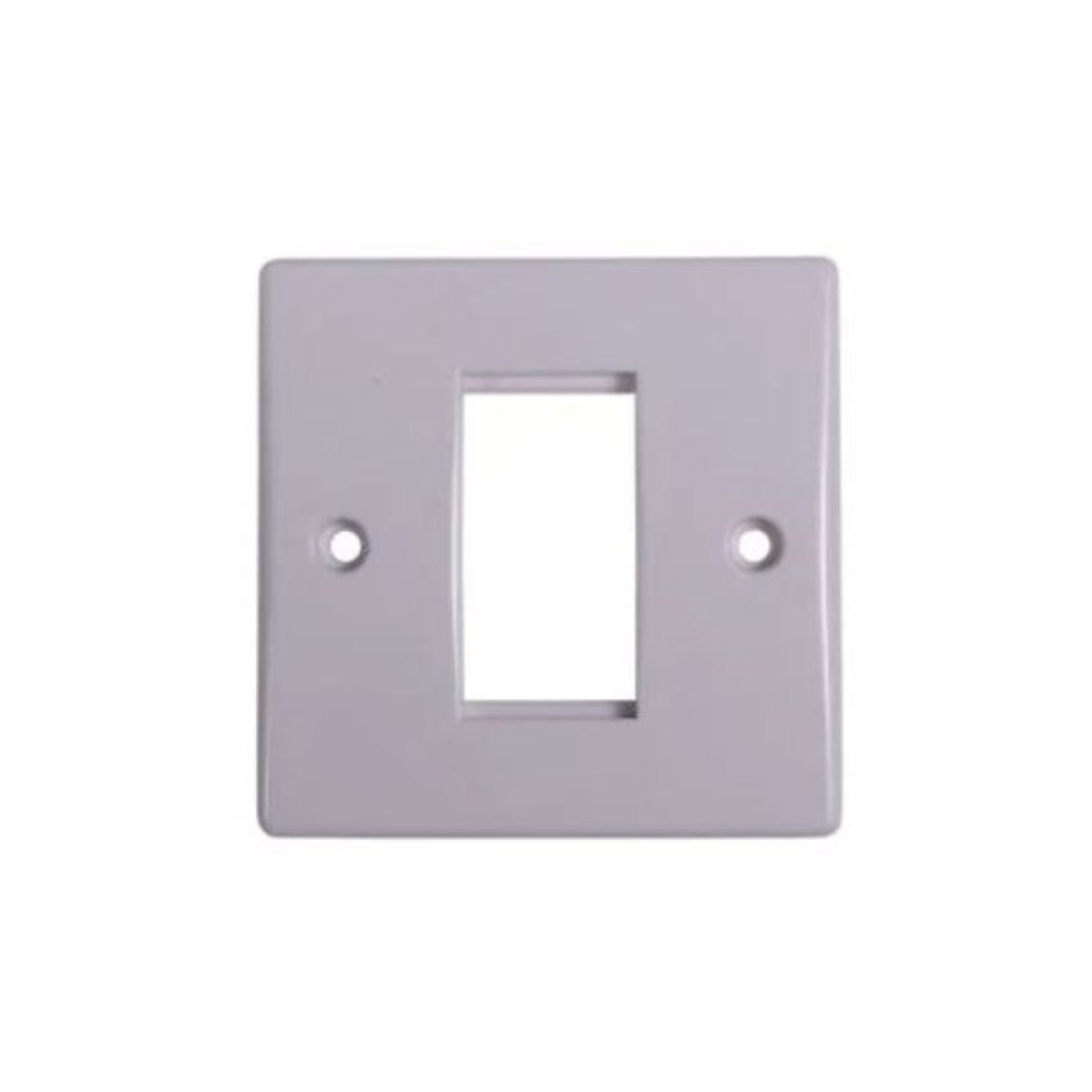 Schneider Electric Euro Modular Plate 1 Module GU8050 - White