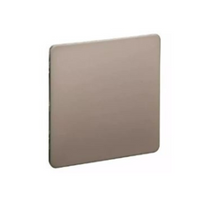 Schneider Electric Ultimate 1 Gang Blank Plate GU8410PN - Polished Chrome - Slide 1