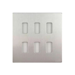 Schneider Electric Ultimate Screwless Euro Modular 1 Gang GU8450-PB - Polished Brass - Slide 1