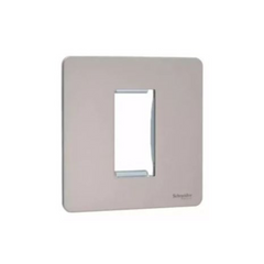 Schneider Electric Ultimate Screwless Euro Modular 1 Gang GU8450PN - Pearl Nickel - Slide 1